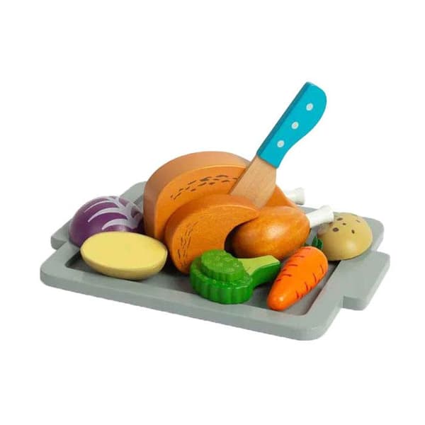 Träleksak Roast Dinner Set - kreativ rollspel
