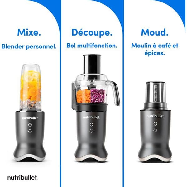 Blender - NUTRIBULLET - Ultra Plus + - NB1224DG - Grå