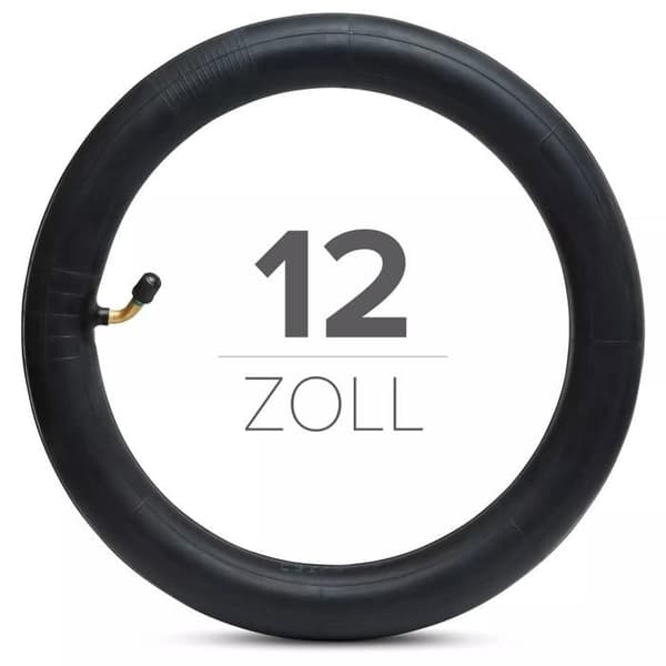 Slange - ABC DESIGN - 12" - Sort - Kvalitetsreserve - Til barnevogn