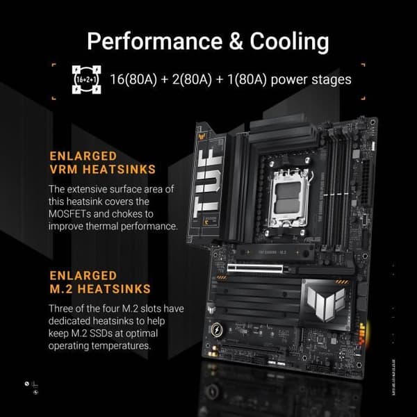 Bundkort - ASUS - TUF GAMING X870-PLUS WIFI