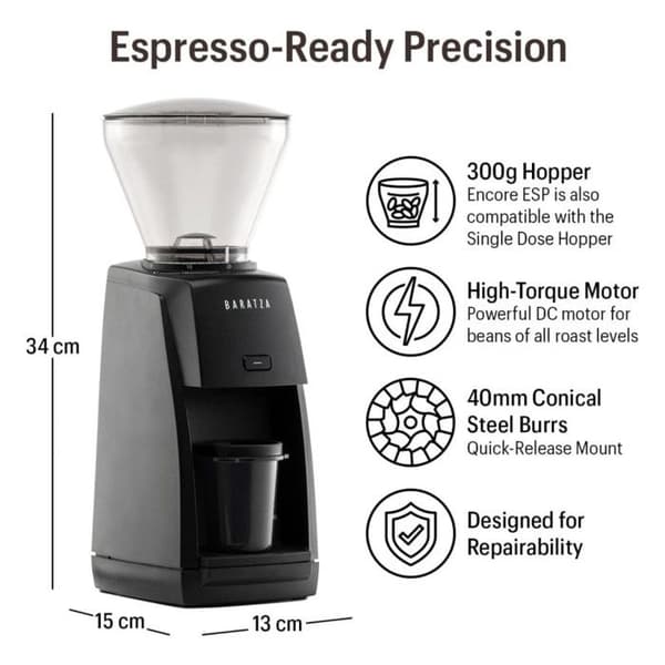 Baratza Encore ESP elektrisk kaffekværn - sort