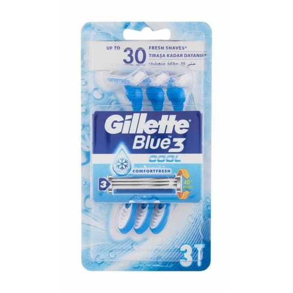 Gillette 3 stk Blue3 Frisk Barbermaskine