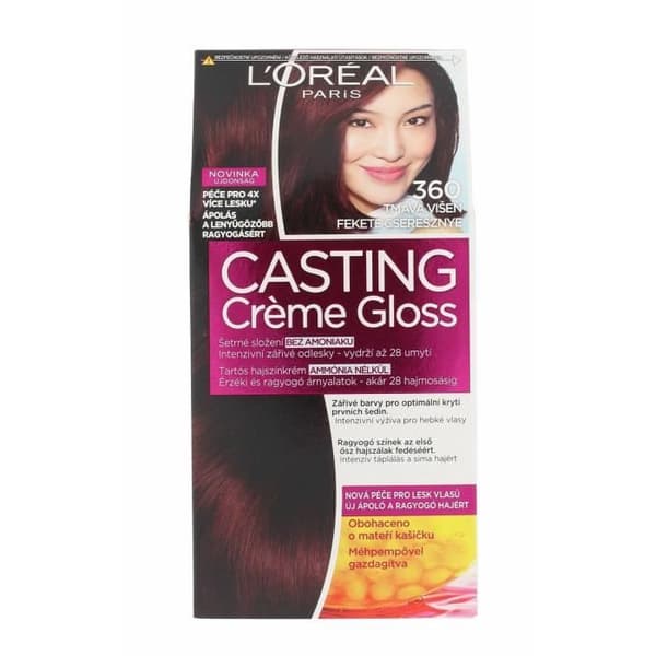 48ml Loréal Paris Casting Creme Gloss, 360 Black Cherry, Hårfarve