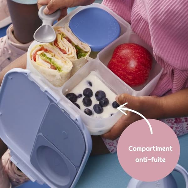 B.Box | Lunchbox bento barn – mini matlåda Gul - 17 x 19 x 7 cm