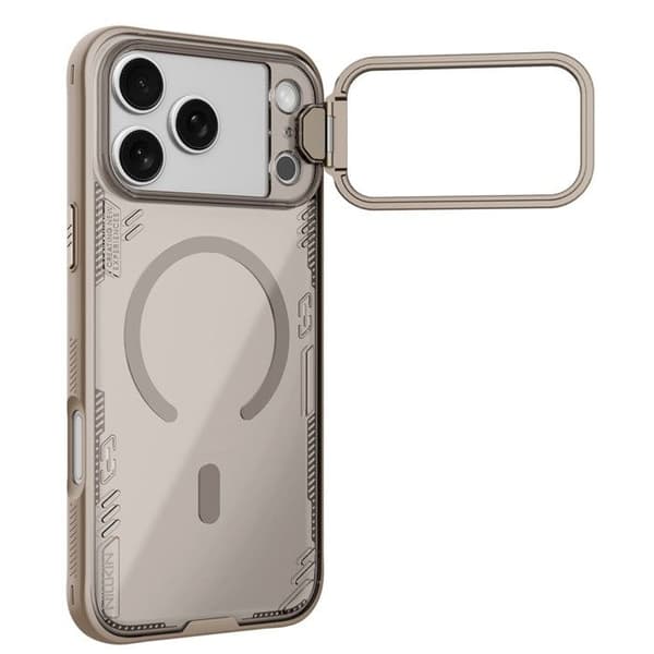Skal för iPhone 17 Pro Max - TPU+PC, Transparent, Med Stöd