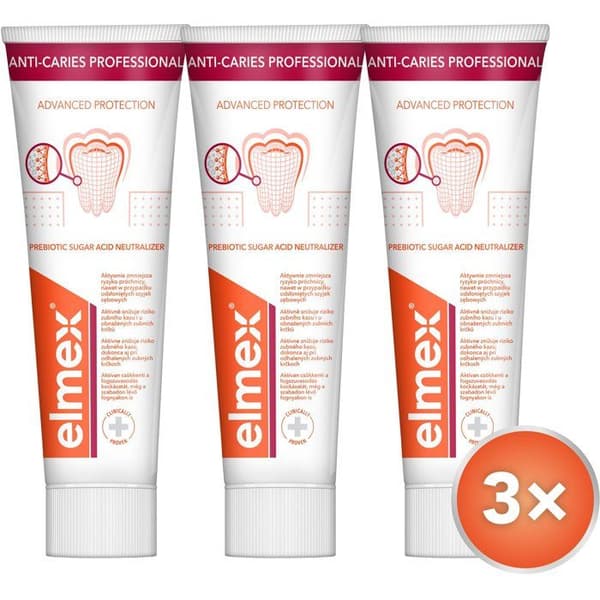 ELMEX Anti-Caries Professionell 3 × 75 ml
