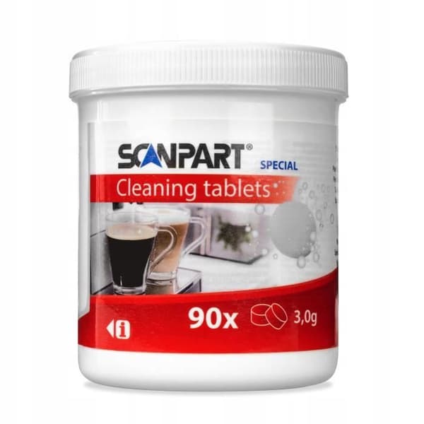 Rengøringstabletter til Scanpart kaffemaskine 90 stk.