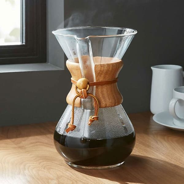 6 koppar chemex kaffebryggare