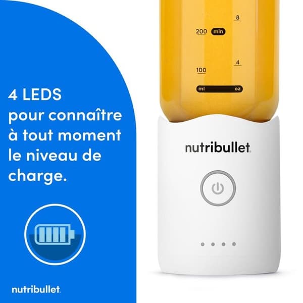 Blender Nutribullet FLEX bærbar - Hvid NBP013W