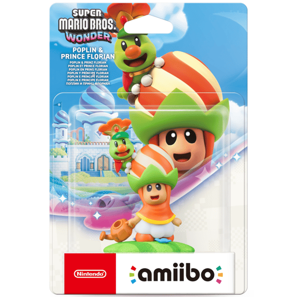 Figur Amiibo - Poplin & Prins Florian • Samling Super Mario