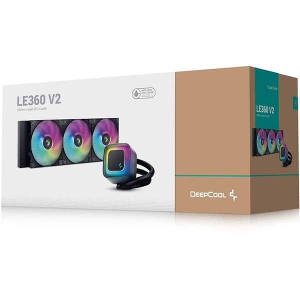 DEEPCOOL - LE360 - Vandkøling AIO - 360 mm - Sort - ARGB