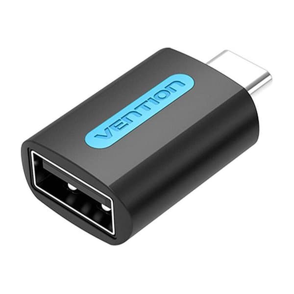 Lader - Vention netadapter - CDTB0 - USB-adapter, USB-C han til USB 2.0 hun (sort)