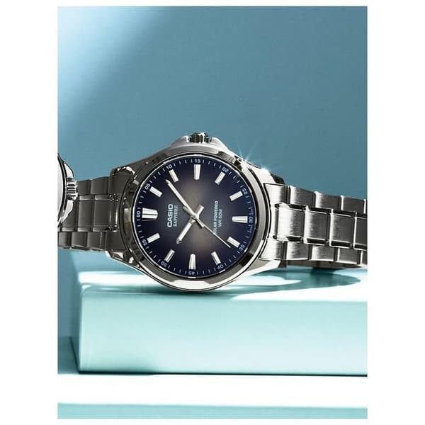 Ur - CASIO - MTS-RS100D-1ADF - Solenergi - Safirglas - Rustfrit stål