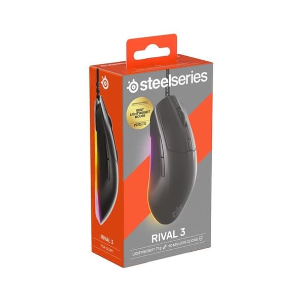 Souris Steelseries Rival 3 Gen 2 - Svart