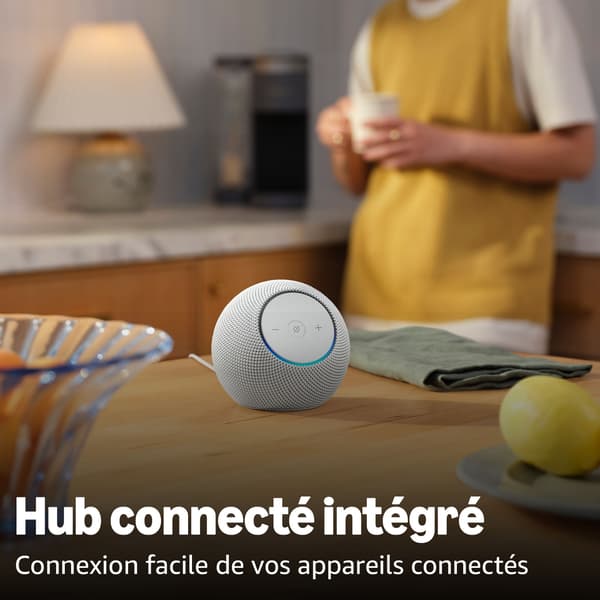 Forbundet højttaler - AMAZON - Echo Dot Max - 1 diskant + 1 subwoofer - Wi-Fi - Amethyst