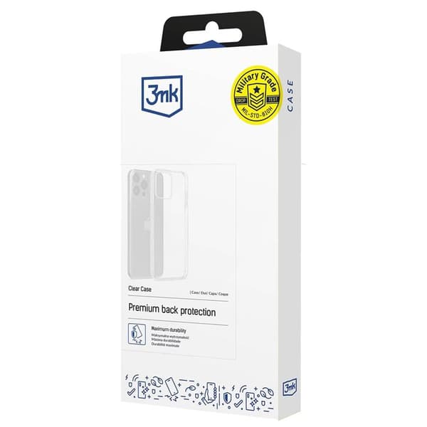 Coque ClearCase 3MK för iPhone 16 Transparent