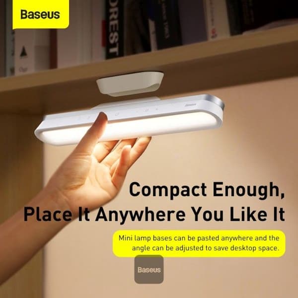 LED-lampe - BASEUS - Magnetisk - Genopladelig USB - Batteritid 24 timer - Moderne design