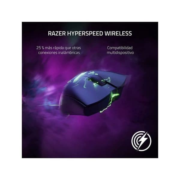 Mus - RAZER - DeathAdder V3 Pro - Vit - Trådlös - Ergonomisk