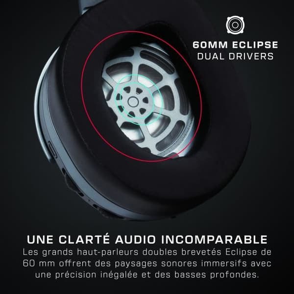 Trådløst multiplatform gaming headset - TURTLE BEACH - Stealth 700PC (Gen3) - Sort
