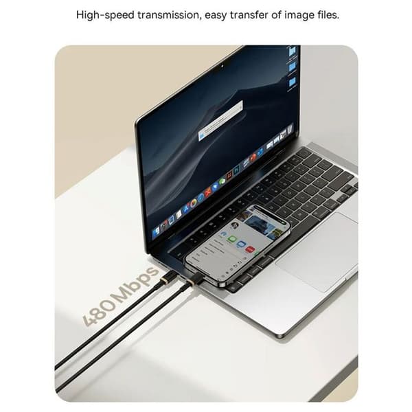 USB-C til Lightning datakabel - BASEUS - Dura - 20 W - 2 m - Sort