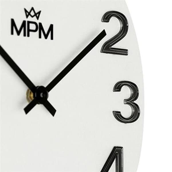 Klocka - MPM KVALITET - C E07M.4222.0090 - MDF - Brun - Rund