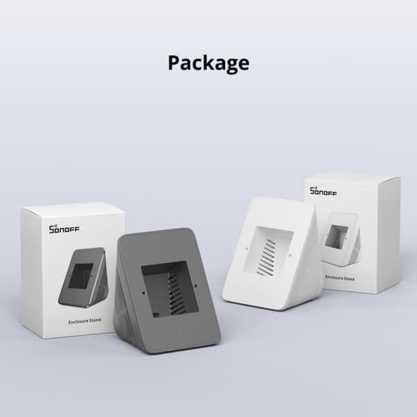 Kasseholder - SONOFF - PC V0 - Nem installation - Urtermostat - Hvid