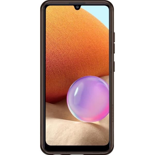 Coque - Samsung - Galaxy A32 4G - Transparent - Blød - Sort