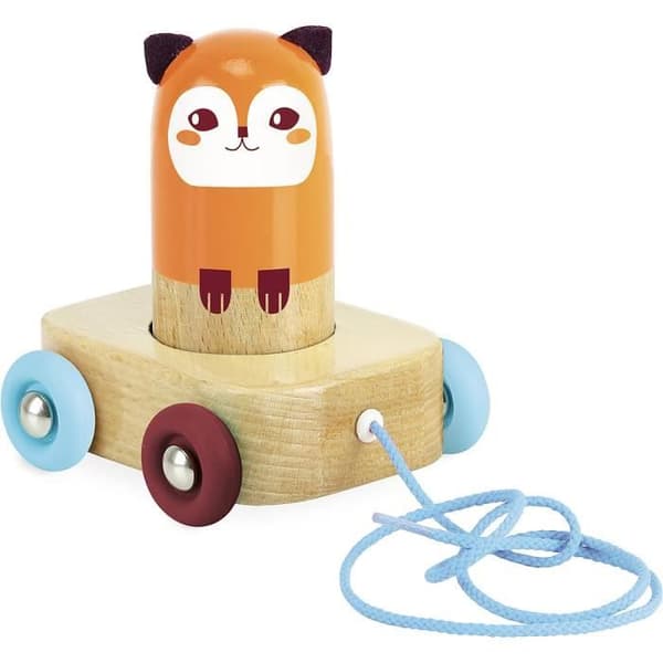 Træklegetøj Maracas Ræv Vilac Orange