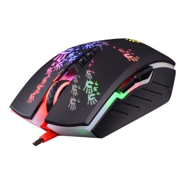 A4Tech Bloody Gaming A60 Mus - Optisk - 8 knapper - Kablet - Sort