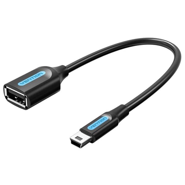 OTG-adapter - VENTION - USB-B til USB 2.0 - 480 Mbps - 0,15 m - Sort