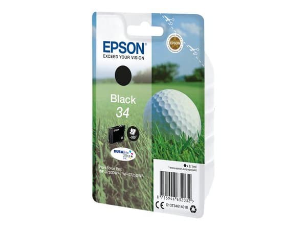 EPSON Original blækpatron 34 - 6,1 ml - Sort