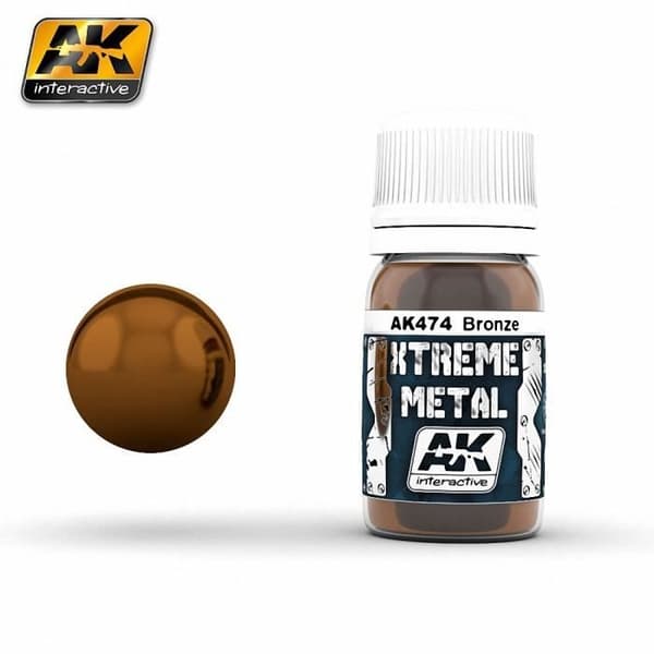 Målarfärg - AK Interactive - Extreme Metal - Brons - Glänsande - 30ml