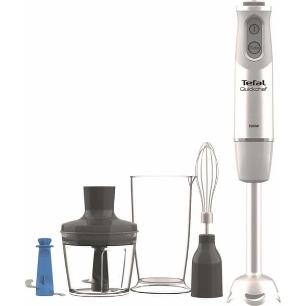 Håndblender - TEFAL - Quickchef HB65K - 0,8 L - 1000 W - Rustfrit stål