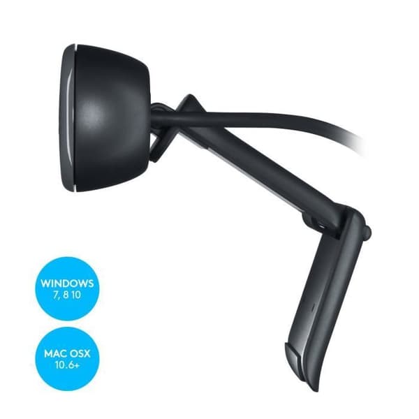 Webbkamera - 720p - Logitech - C270 - Inbyggd mikrofon