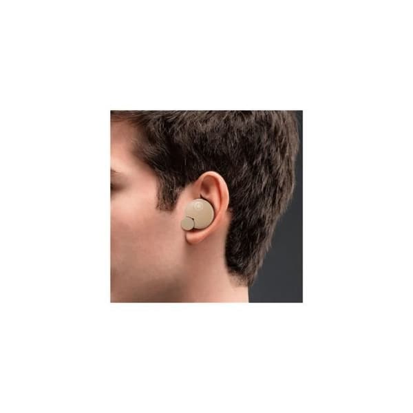 Yamaha TW-E7B Beige — True Wireless Bluetooth (TWS) hörlurar för musik och samtal