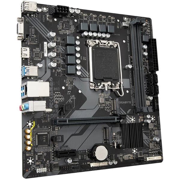 Moderkort - GIGABYTE - B760M H DDR4 - Format Micro-ATX - Chipset Intel B760 - DDR4