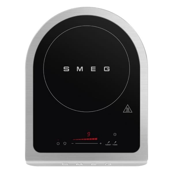 SMEG Bärbar induktionsspis Vit