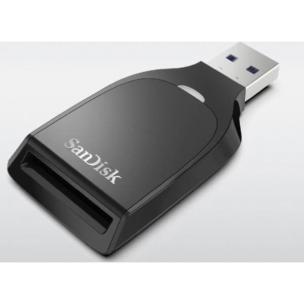 USB 3.0 kortlæser til UHS-I SD-kort, sort,