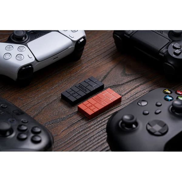 8Bitdo Trådlös USB-adapter Version 2 för Windows/Raspberry Pi/Steam Deck/Xbox/PS5/Nintendo Switch