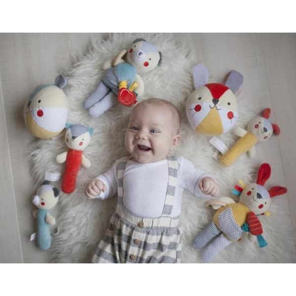 Petitcollage Squeaky Rattle Bamse