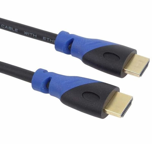 HDMI-kabel - Premiumcord - 2 meter - 4K - HDR - Flettet multiple