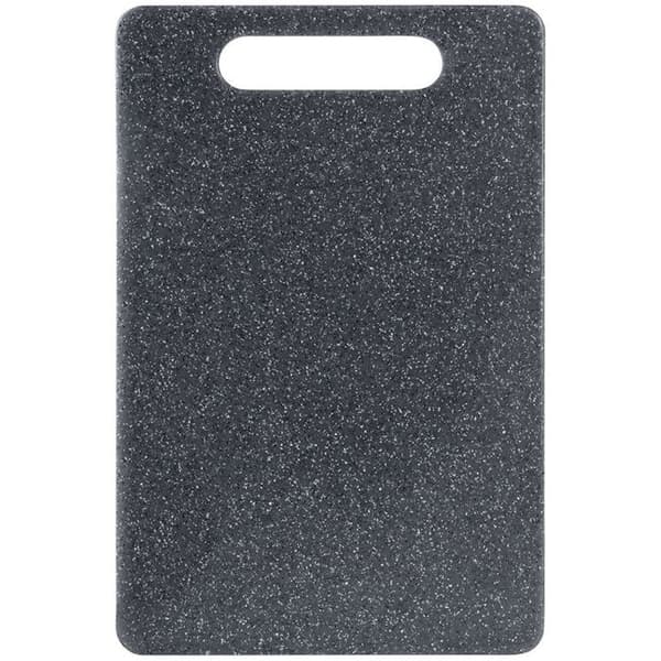 Plastskärbräda - ORION - 37x24 cm - Grå - Granitimitation - Diskmaskinssäker