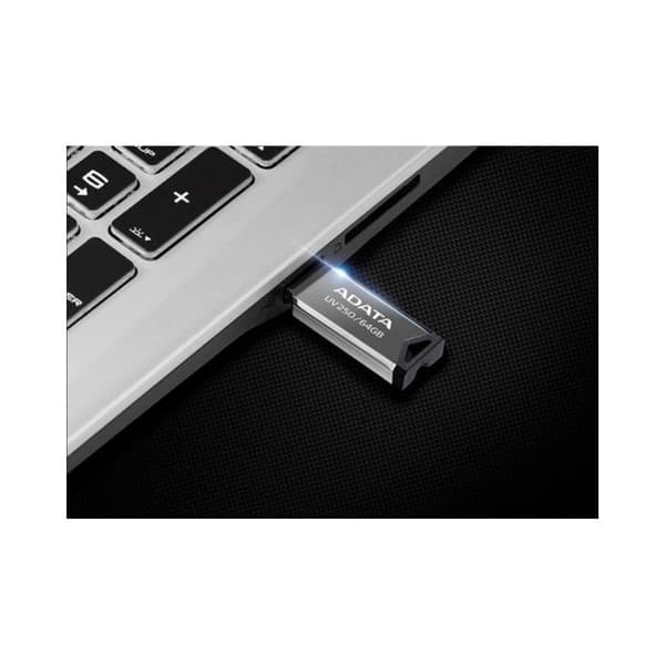 USB-nøgle - ADATA - AUV 250 - 32 GB - USB 2.0 - Sort Metal