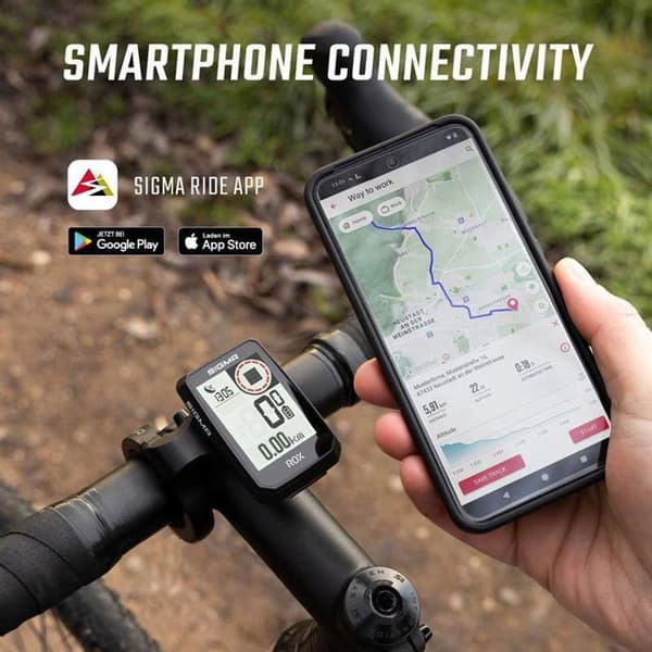 Cykelcomputer - SIGMA - Rox 2.0 Endurance - Trådløs - GPS - Batterilevetid 26 timer