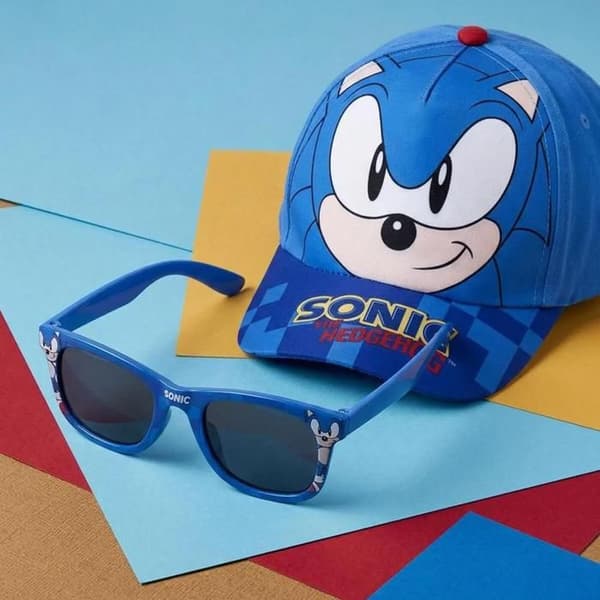 Baseballcap + solbriller barn Cerda Sonic The Hedgehog