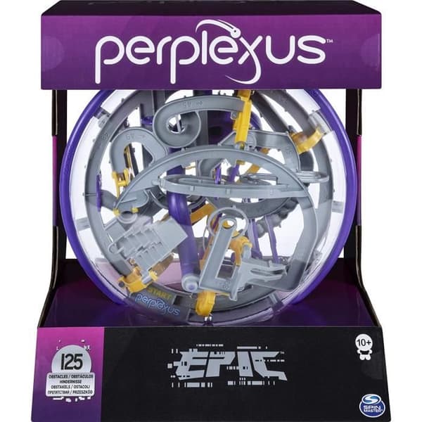 Perplexus Epic 3D Labyrinth - SPIN MASTER - Lilla - Til børn fra 10 år og derover - 125 forhindringer