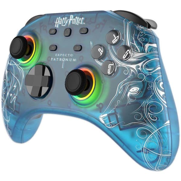 Manette Switch 1&2 - PC Patronus Trådløs RGB Gennemsigtig