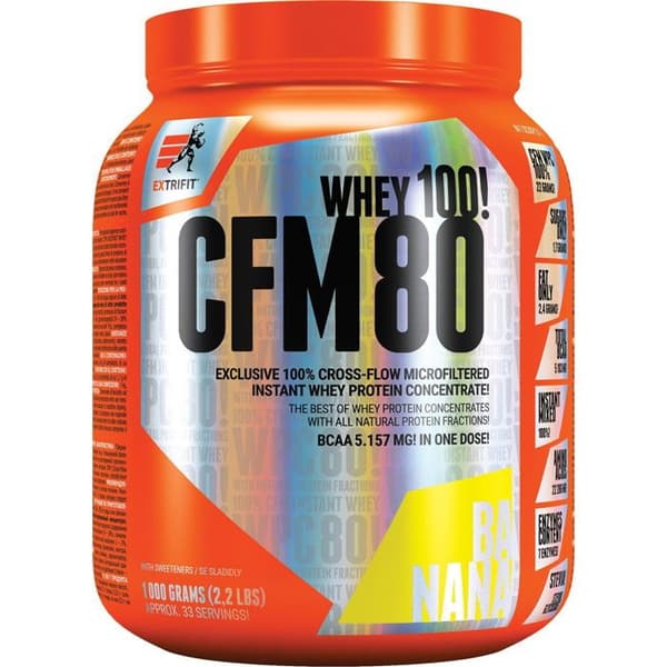Extrifit CFM Instant Whey 80, 1000g, banan