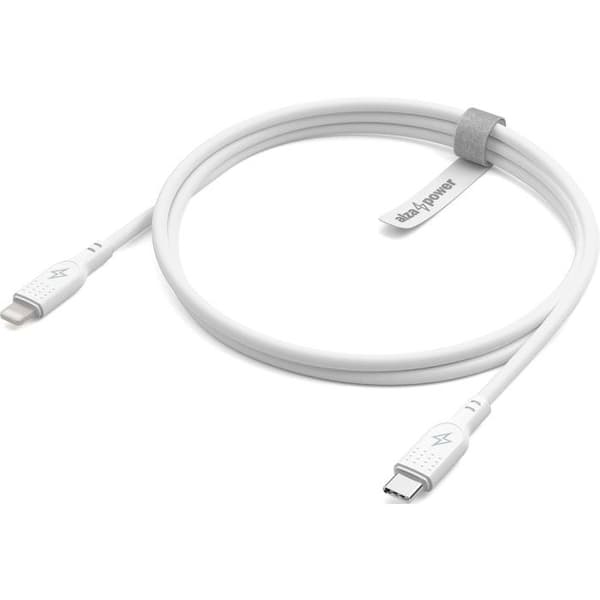 Data kabel - ALZAPOWER - SilkCore - USB-C till Lightning - 1m - MFi - Snabbladdning