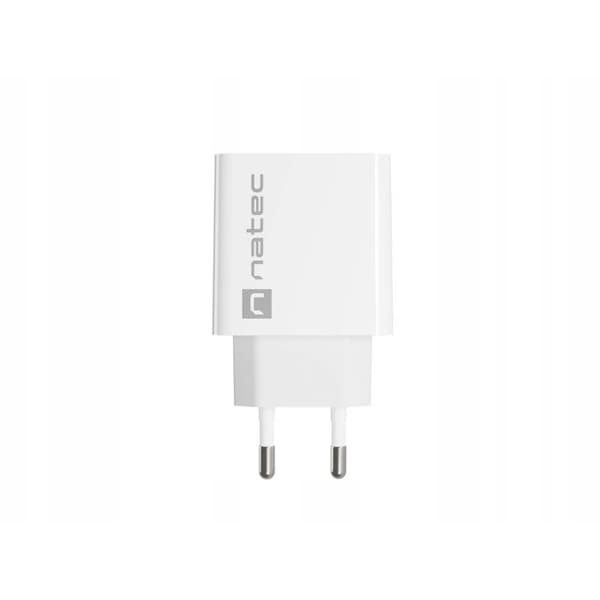 Laddare - NATEC - RIBERA - 18W - 1XUSB-A - QC3.0 - Vit